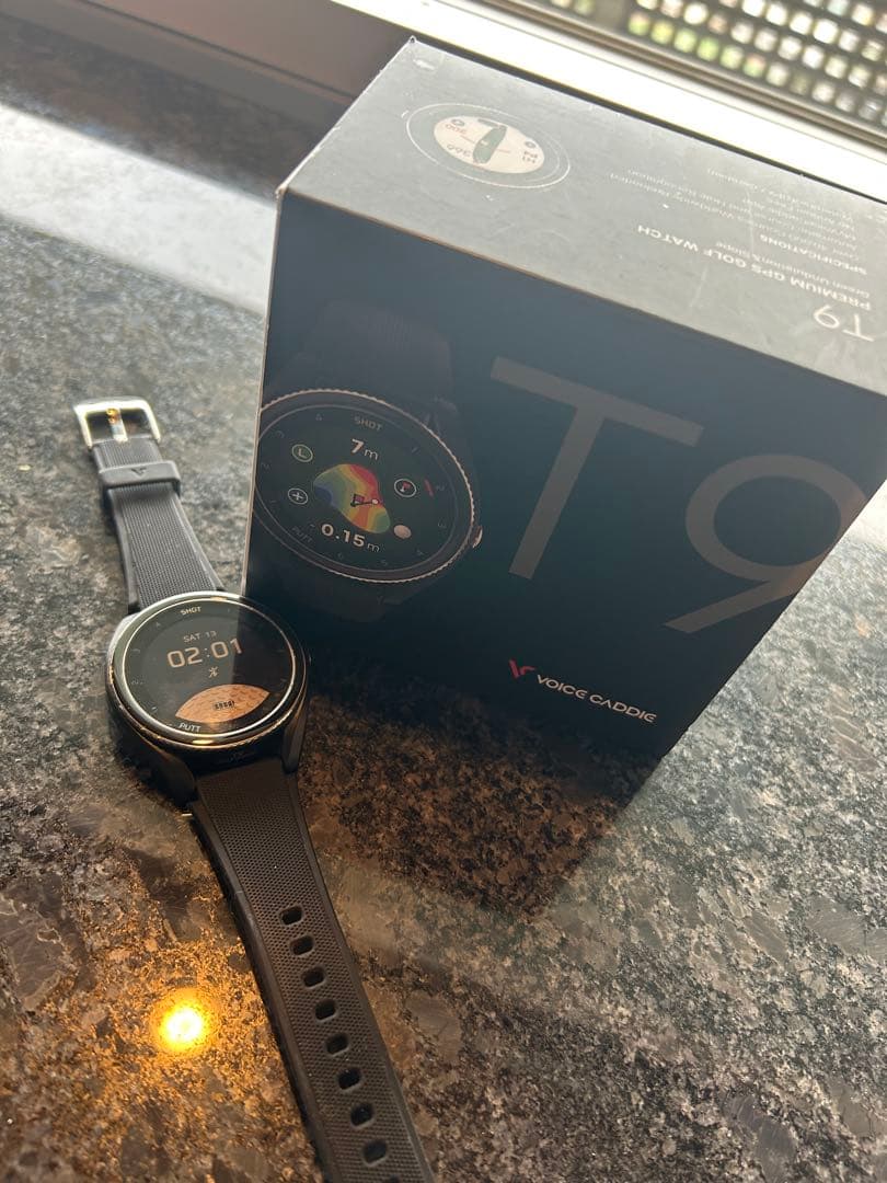 VOICECADDIE T9　スマートゴルフウォッチ ブラック
