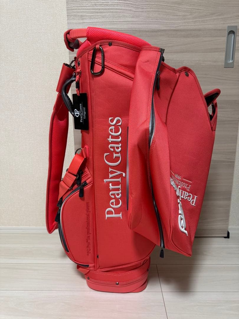 新品未使用　パーリーゲイツ　スタンドキャディバック　ヘッドカバー付