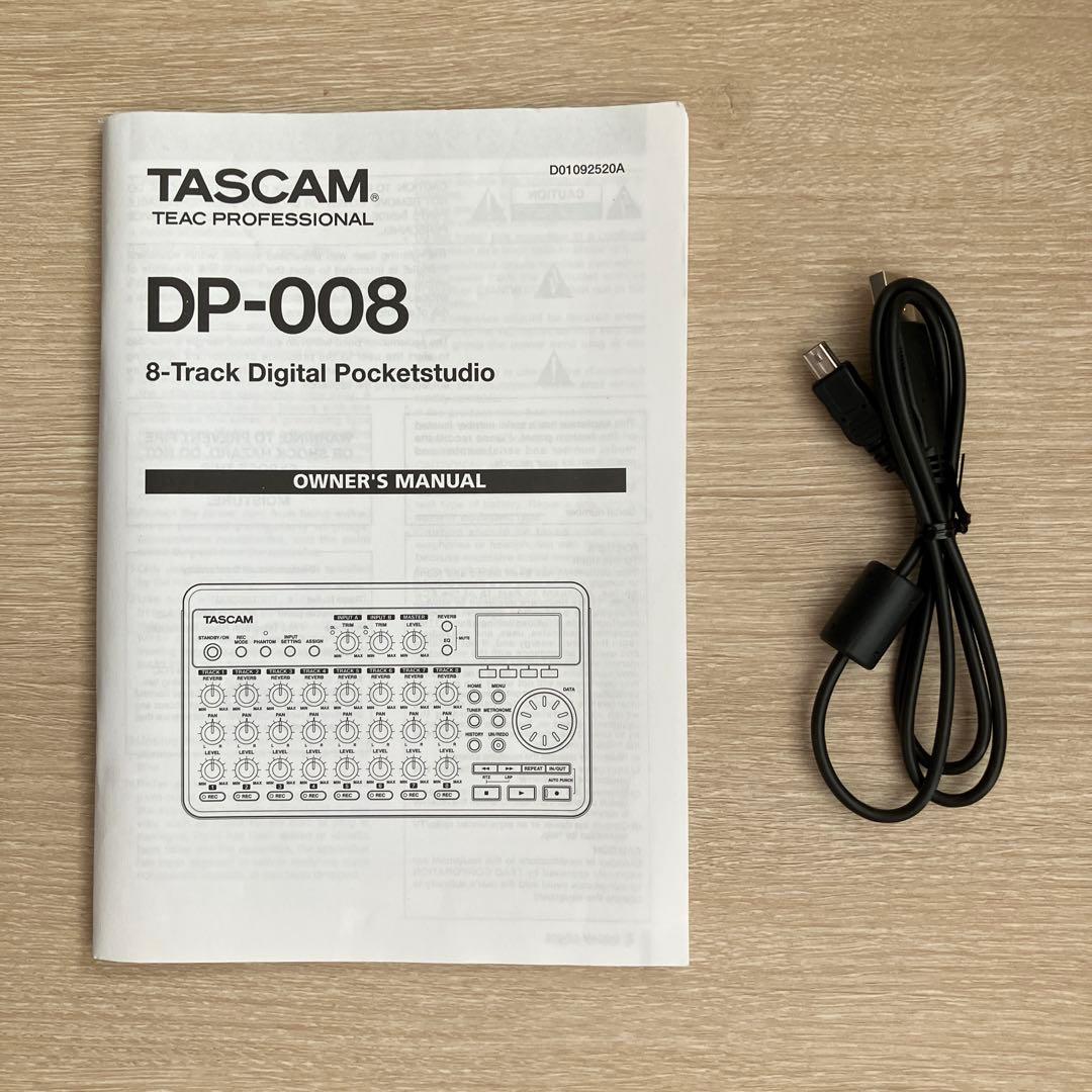 【年末年始 価格】TASCAM DP-008 MTR マルチトラックレコーダー