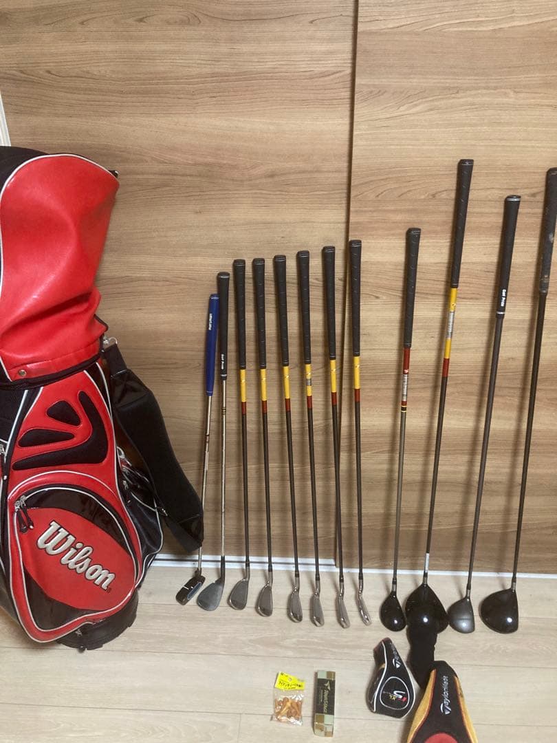 テーラーメイド　他　クラブセット　キャディバッグ　アイアン　中級・初心者向け