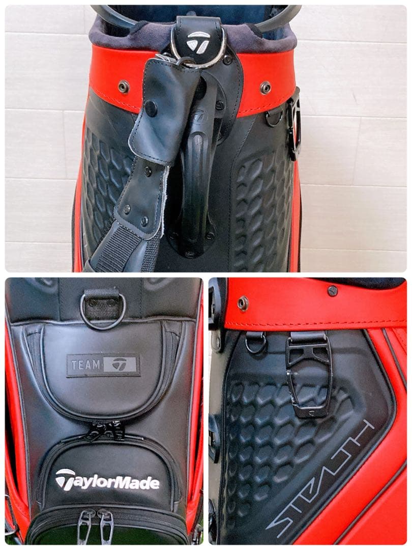 H テーラーメイド　ステルス　ゴルフクラブケース　キャディーバッグ　3点式