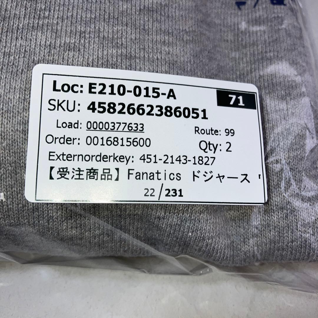 ドジャース ワールドシリーズ 2024優勝記念ロッカールームパーカー/グレーL