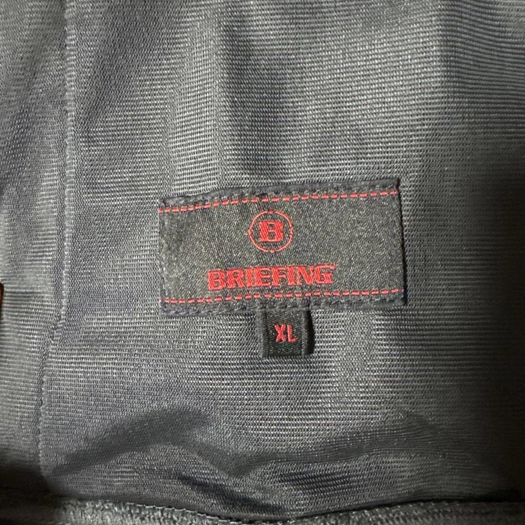 BRIEFING フルジッパー フード付きジャケット グレー