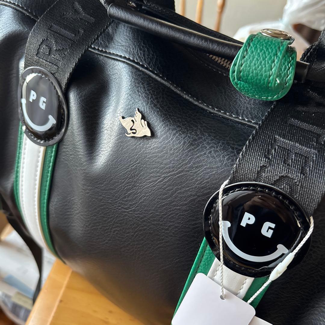 PEARLY GATES キャディバッグ ブラック/グリーン