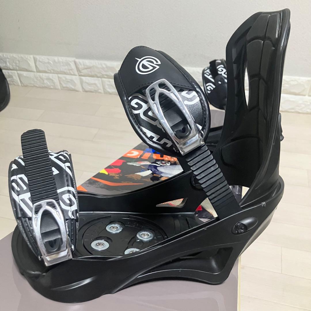 【良品】バック付/Atomic TRIARCアトミックスノーボードセットバインL