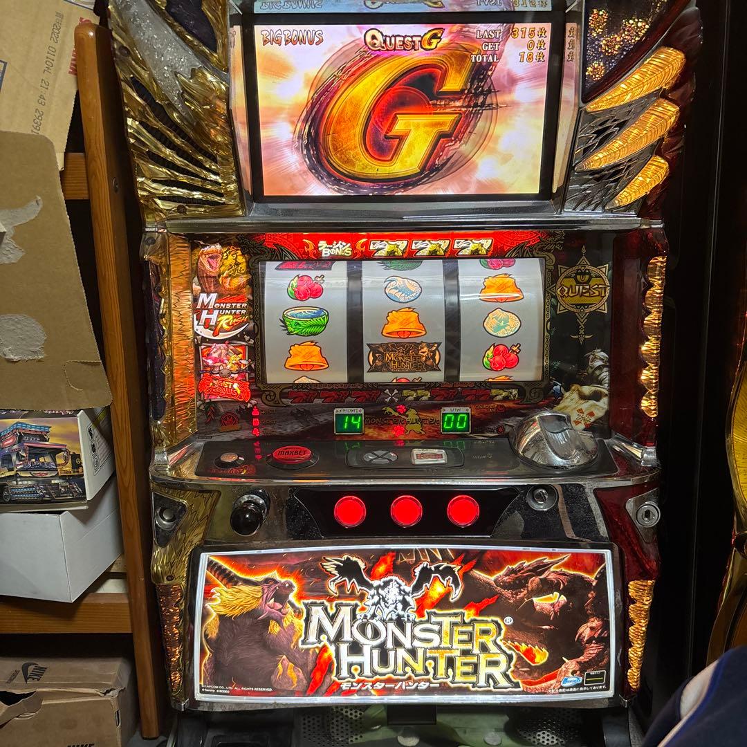 フリーズ引き放題　初代 モンスターハンター パチスロ 実機 モンハン　白ロム裏物