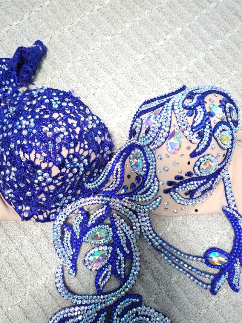 ベリーダンス衣装 ブルー