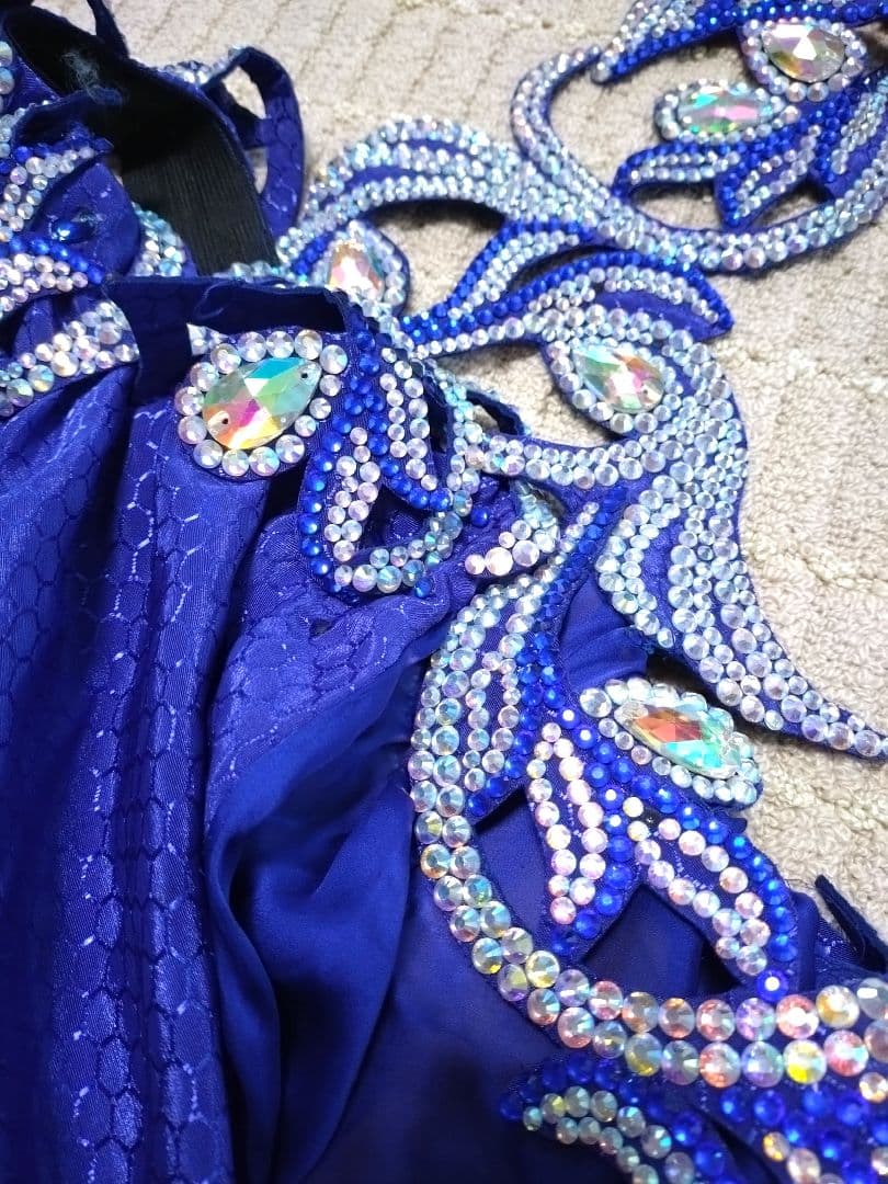 ベリーダンス衣装 ブルー