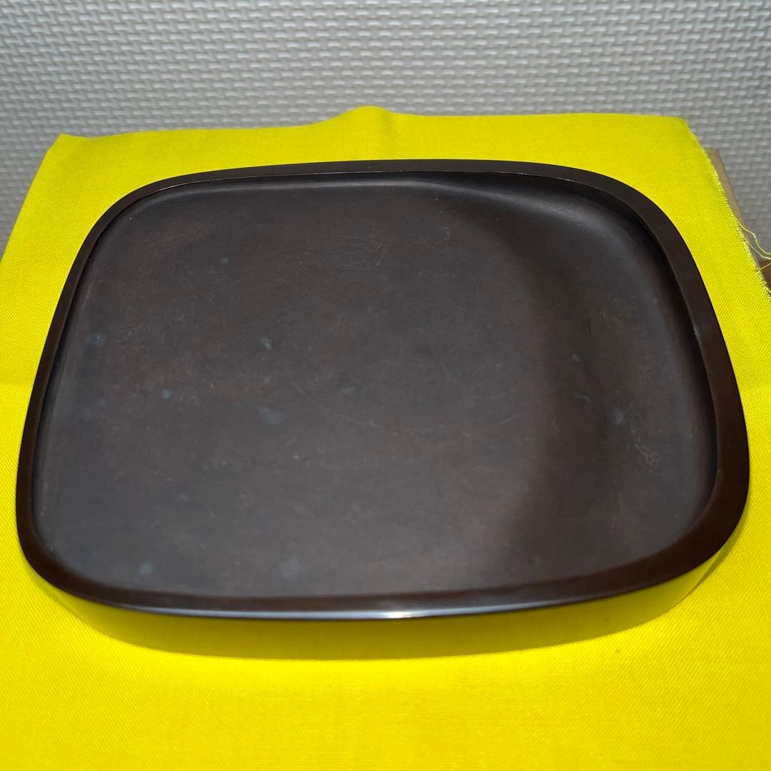 ⭕️赤間硯　特殊　小町研　下井唯石　日本工芸会正会員　伝統工芸士　手間　女性好み