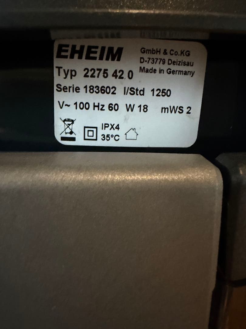 年末セール　エーハイムプロフェッショナル　2275 60Hz