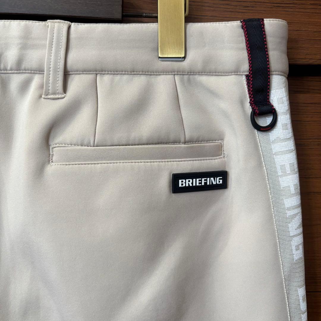 BRIEFING GOLF サイドロゴ　セットアップ　ベージュ　上L 下M