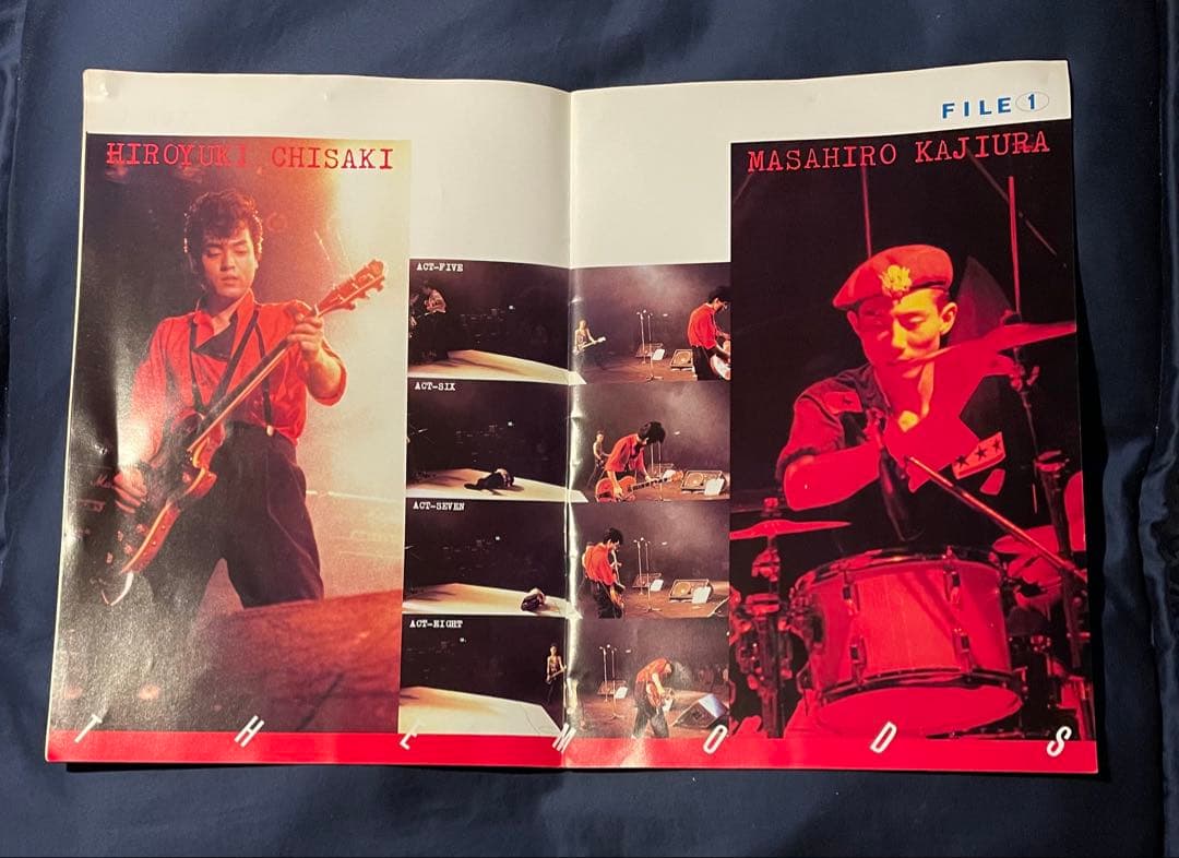 【貴重 THE MODS 1983 FILE TOUR パンフレット 一風堂】