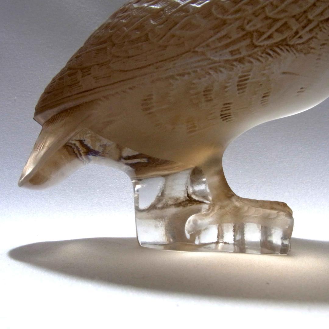 ルネ・ラリック R. Lalique うずら Perdrix Inquiete