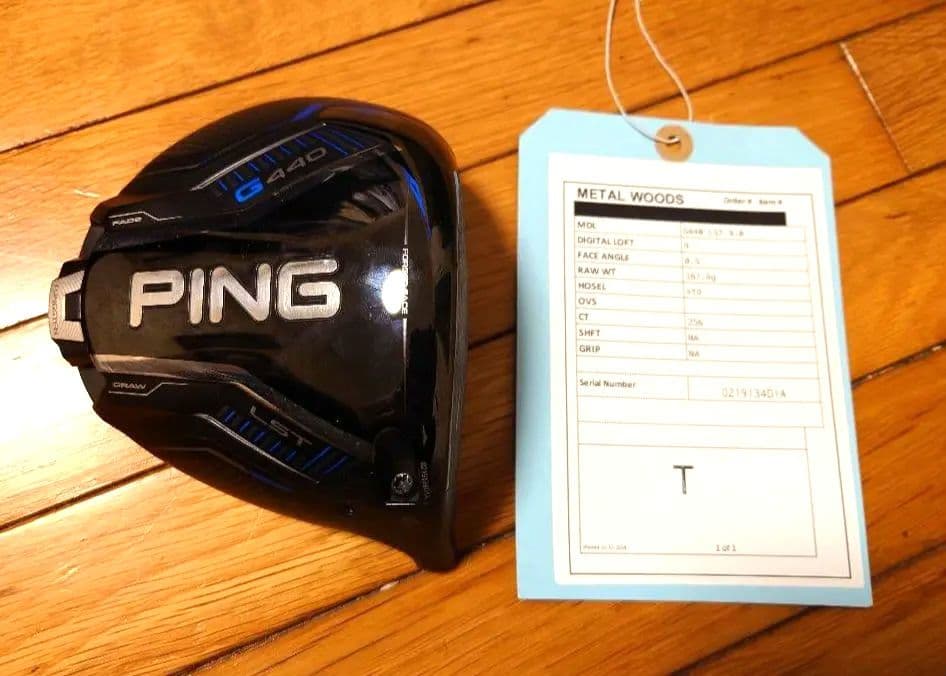 PING　G440　LST　9度　CT256　ヘッドのみ