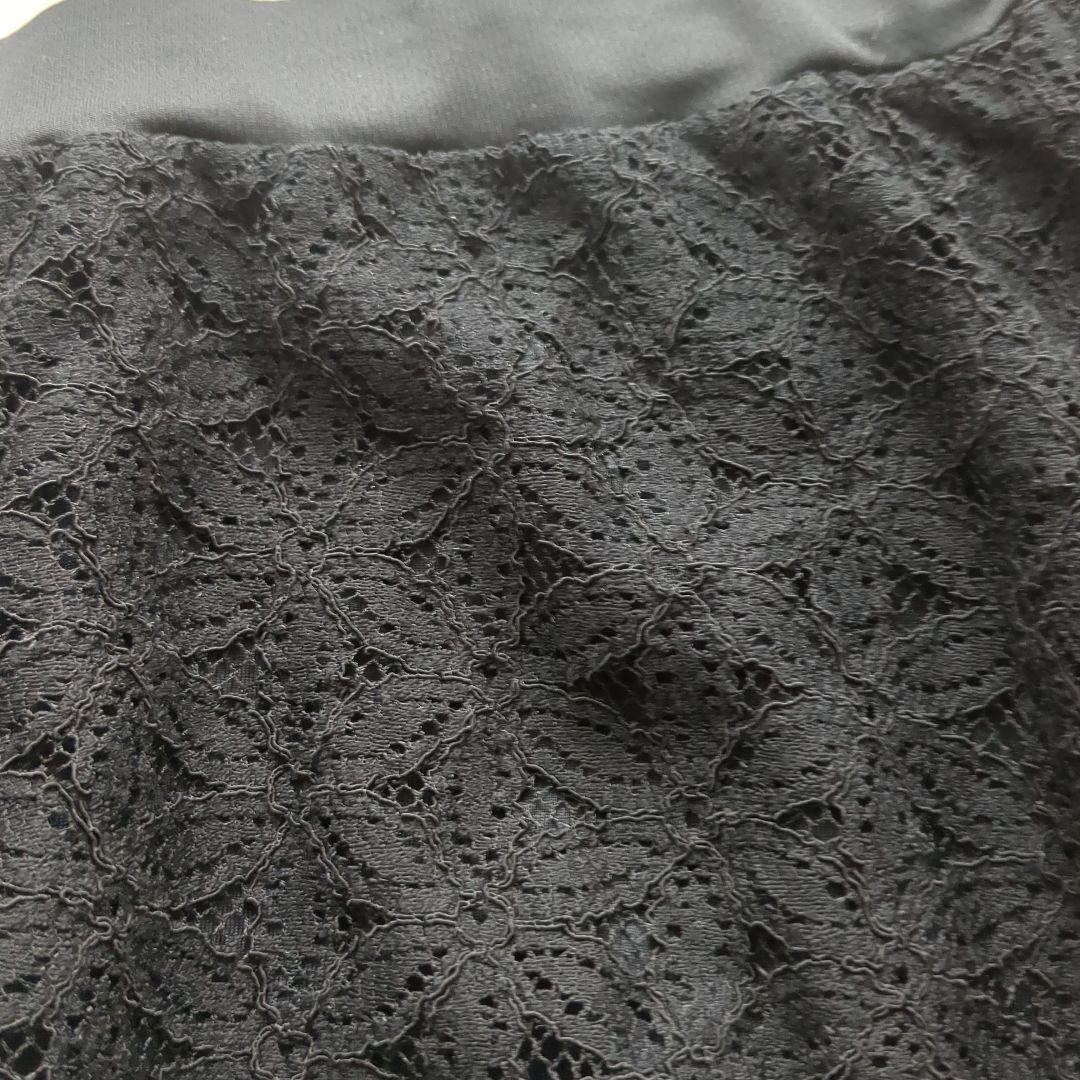 FILA ブラック レース フレアスコート✩レディース✩Mサイズ✩2024SS