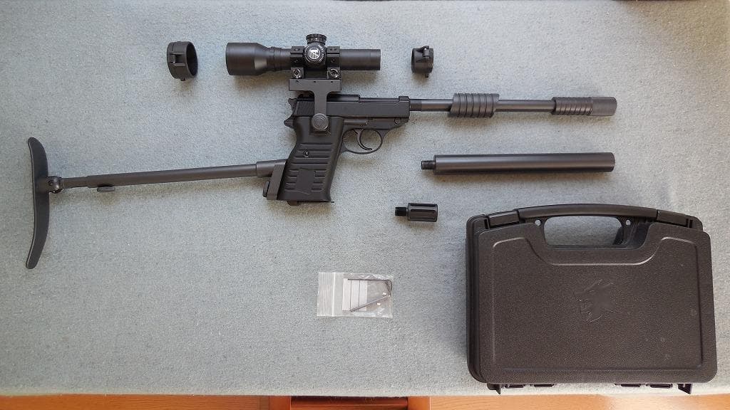 マルゼンワルサーP38デタッチャブル写真の物銃含みますアンクルタイプ　カスタム品