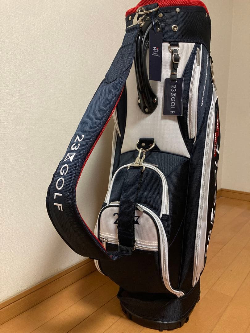 ［超売れ筋］23区GOLF キャディバッグ　セルフスタンド収納型　ユニセックス