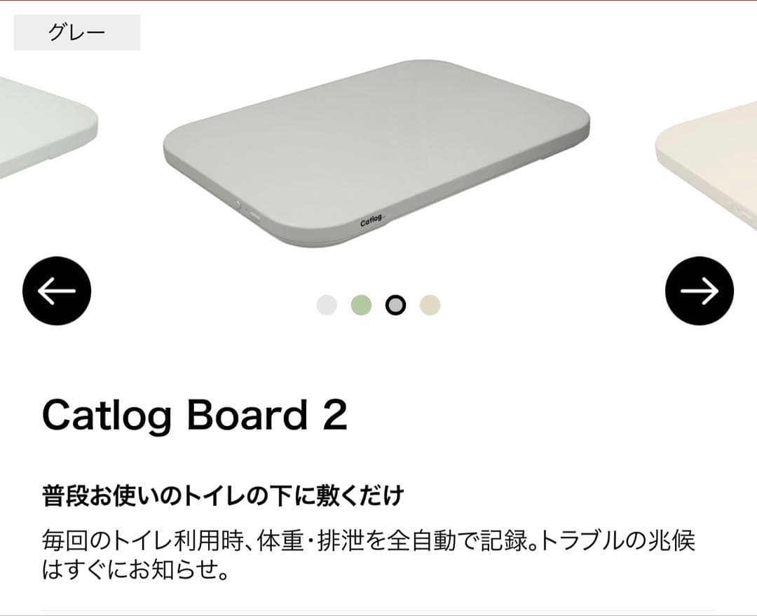 【美品】Catlog Board2 グレー