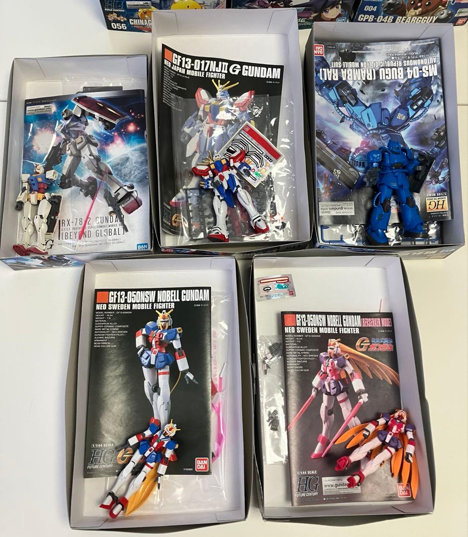 ガンプラ 素組み まとめ売り 39体 HGガンダム ジャンク品