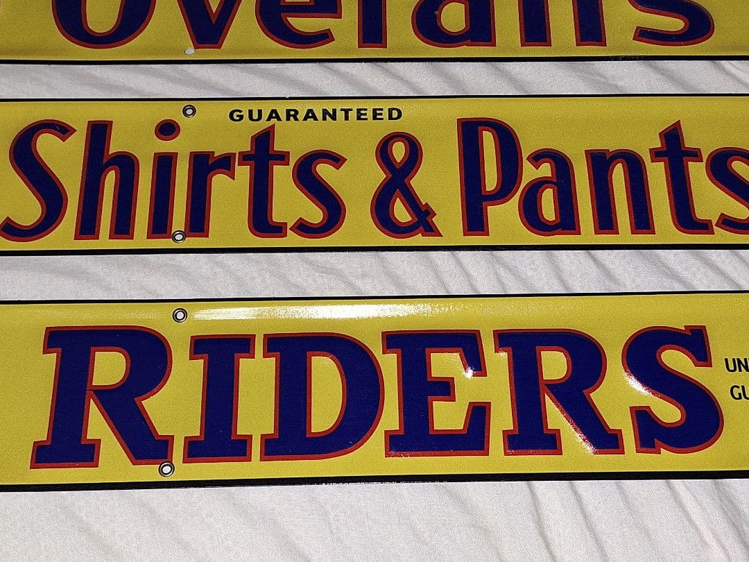 オ*ン様 デッド リー 看板 3枚セット 新品 未使用 40's 50's 復刻