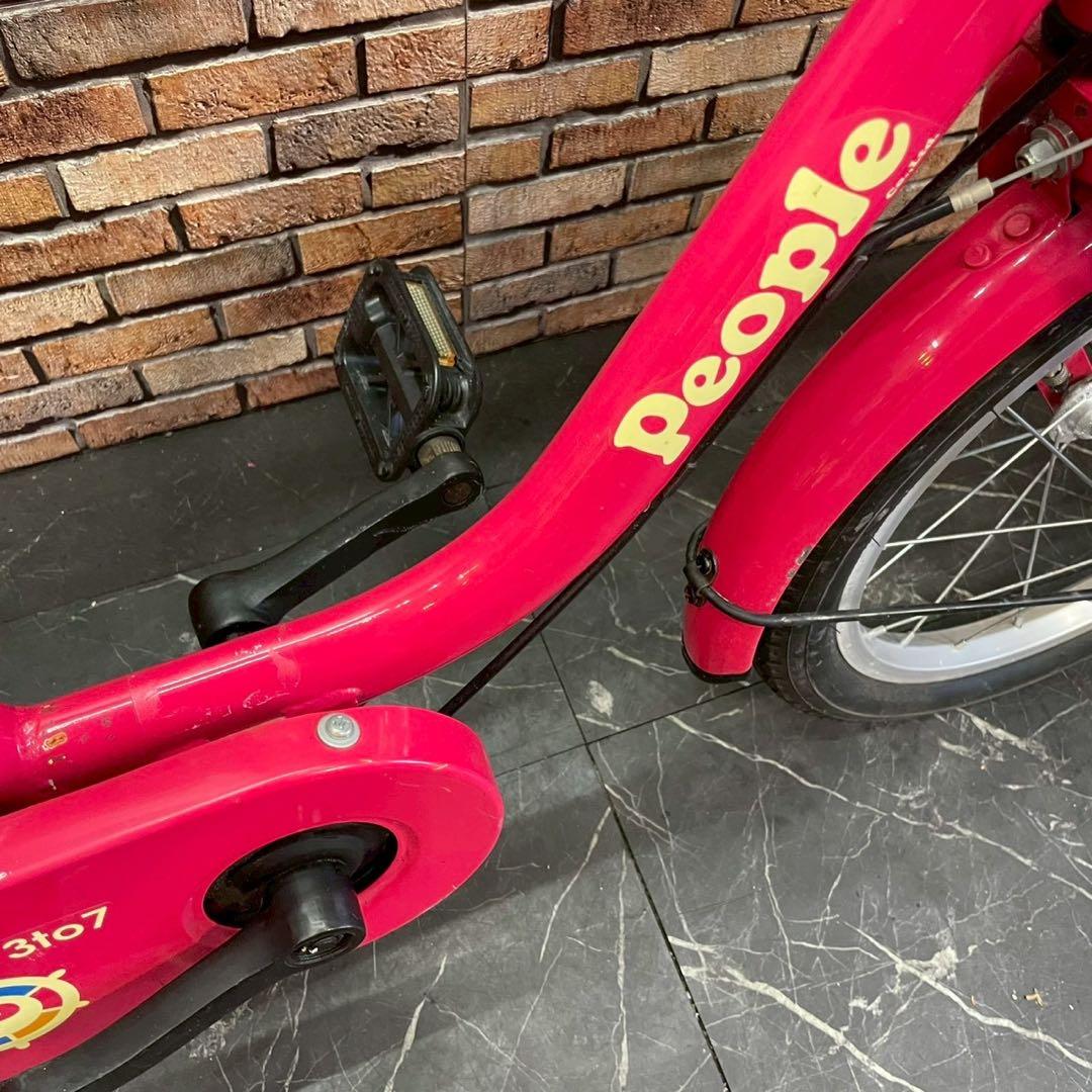 【101】子供用自転車 子供車 people ピンク 16インチ シングル