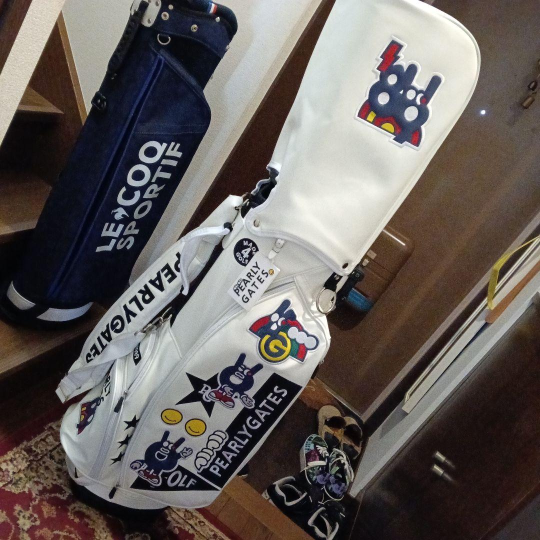 PEARLY GATES キャディバッグ ホワイト