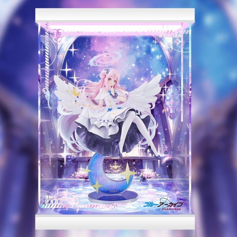 ミカ　フィギュア　専用ケース　上下ライト&背景付き　ブルーアーカイブ　ブルアカ