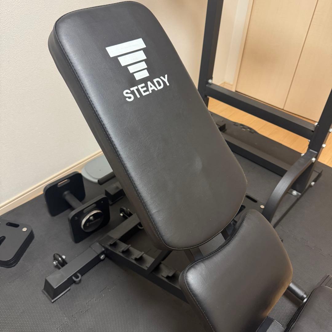 筋トレ道具セット※単品も可　可変式ダンベル　ベンチ台