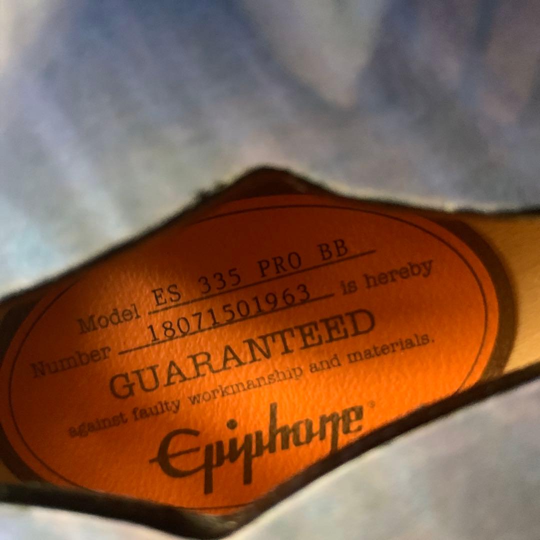 エピフォン　es335pro