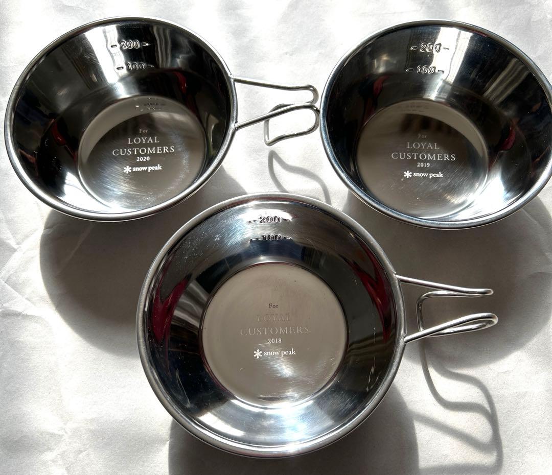 【非売品・新品】スノーピーク 2018～2020年ミラーポリッシュシェラカップ