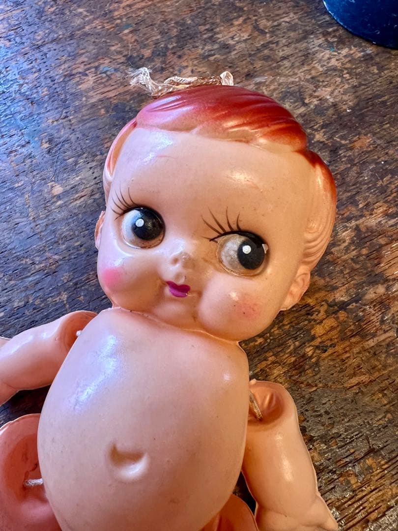 セルロイド人形　女の子　サクラビスク　大正ロマン　アンティーク　レトロ　日本人形