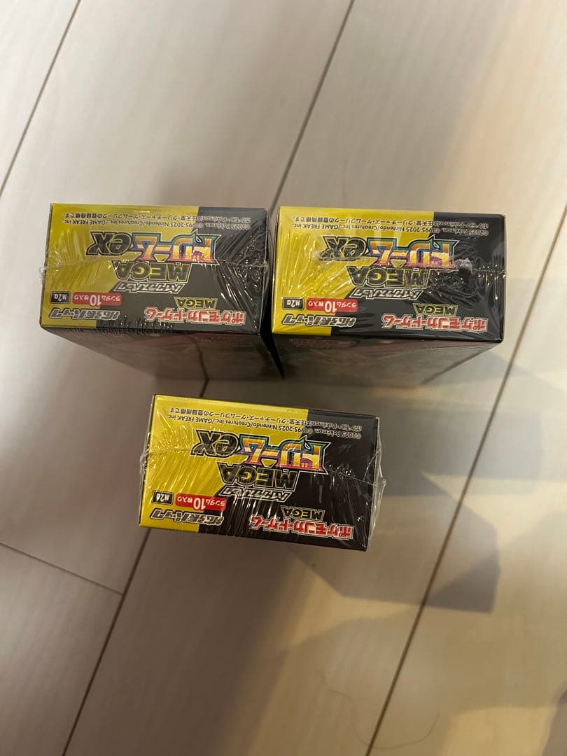 ポケモンカード　メガドリームex 未開封BOX シュリンク付　3箱セット