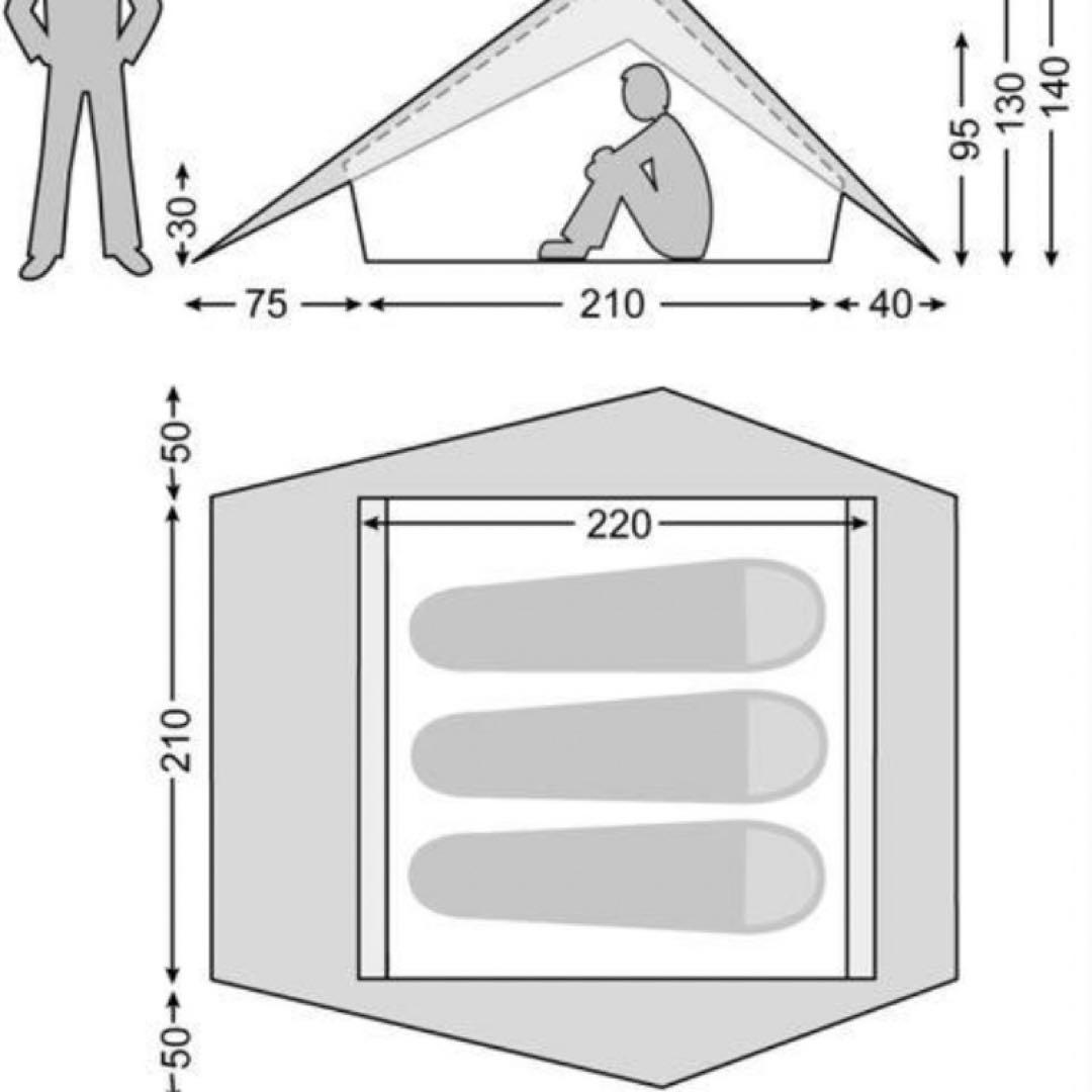 【新品】ノルディスク　ファクシー3 定価85000円