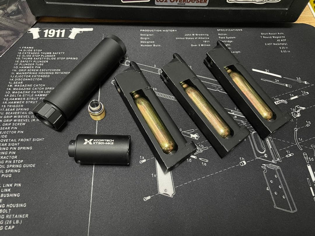 Carbon8 M45CQP ガスガン