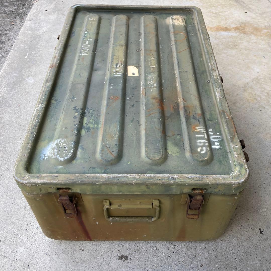 米軍　アルミコンテナ
