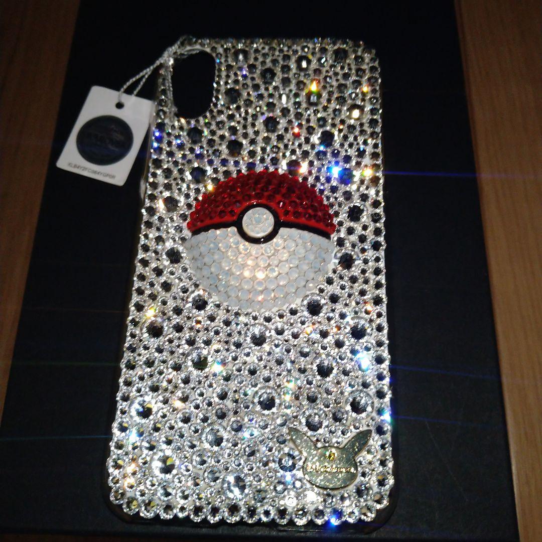 スワロフスキークリスタル　ポケモンスマホケース