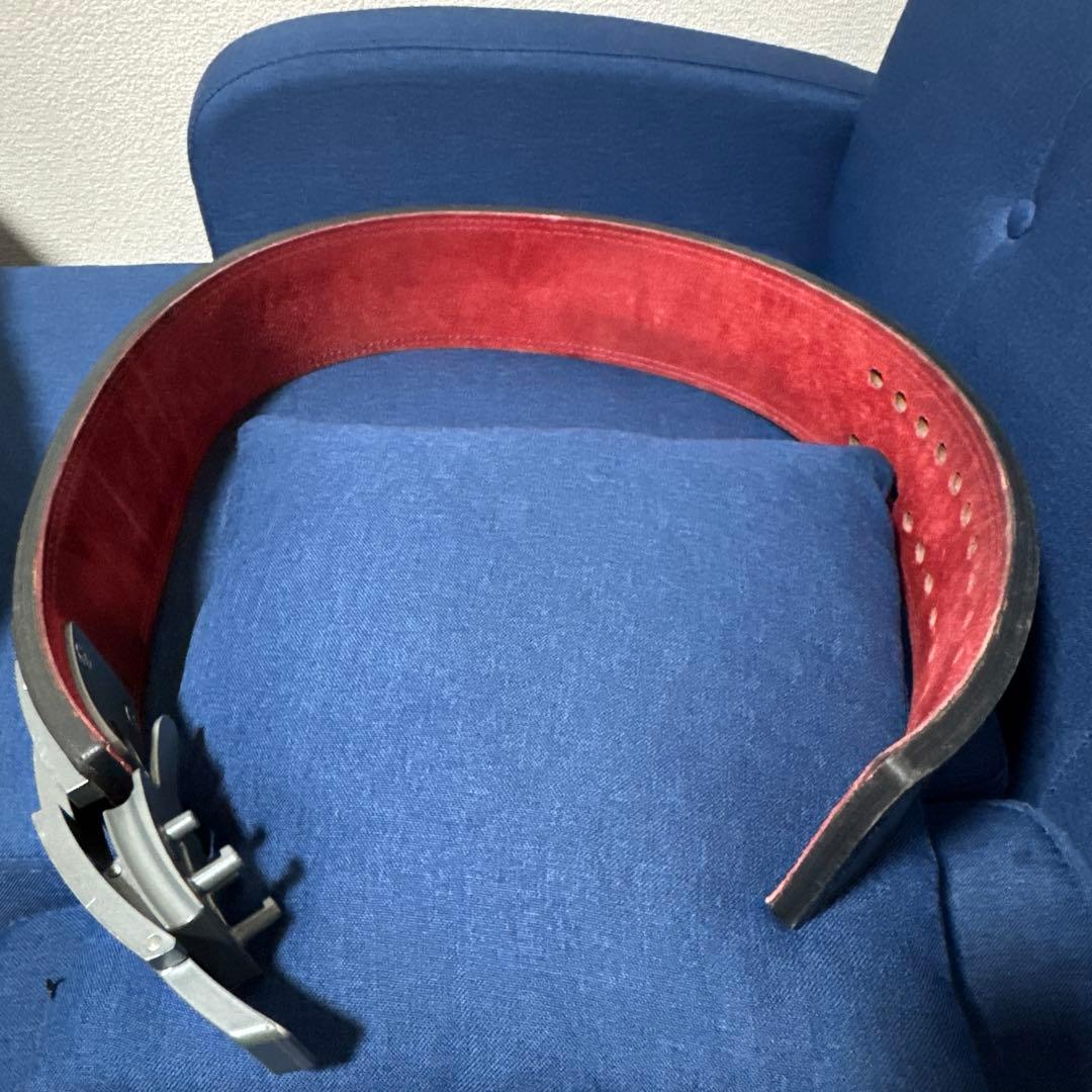 SBD ウエイトトレーニングベルト 黒/赤　XL