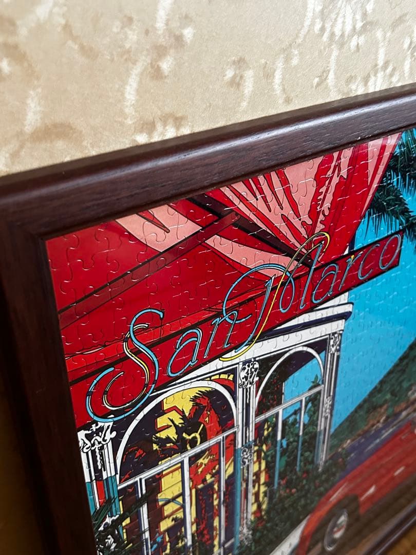 コートダジュールの小高い丘」1000ピースジ グソーパズル 完成品