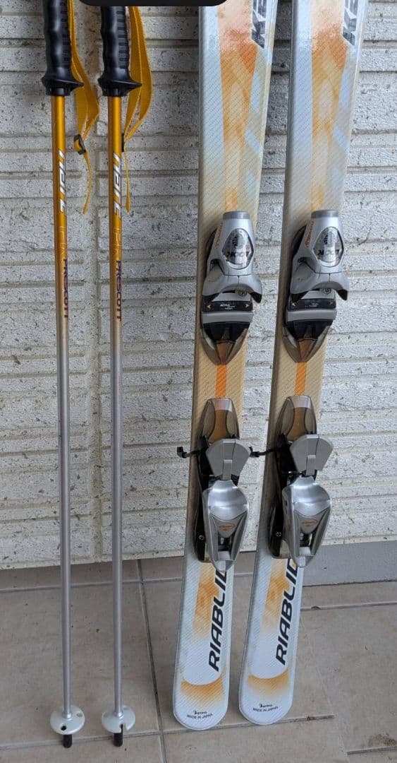 KAZAMA カービングスキー3点セット140cm レディース