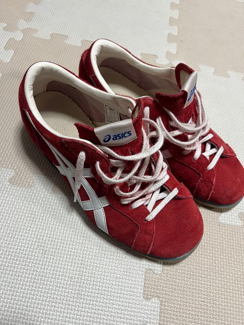 ASICS トレーニングシューズ レッド