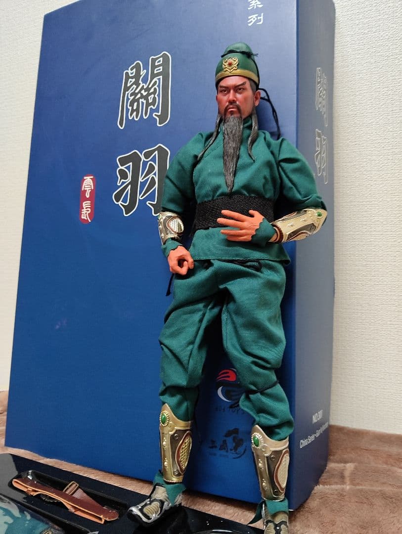 三国志.[関羽雲長]1/6.HOTToys.希少品!