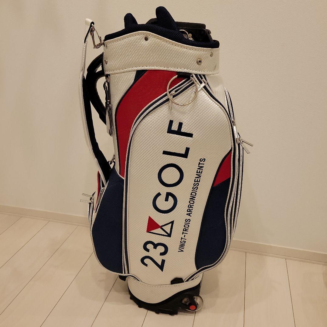23区GOLF 　キャディバッグ 　ゴルフバッグ　セルフバック内臓　23区