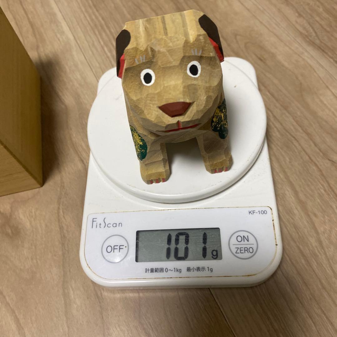 高橋勇二 木製犬の置物　　期間限定値下げ