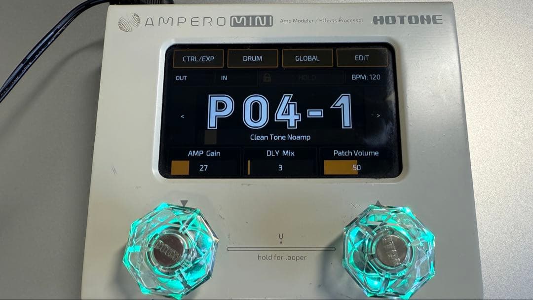 Hotone Ampero Mini マルチエフェクター