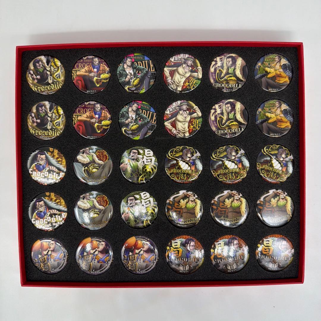 ONE PIECE ワンピース 輩 缶バッジ コンプリート クロコダイル