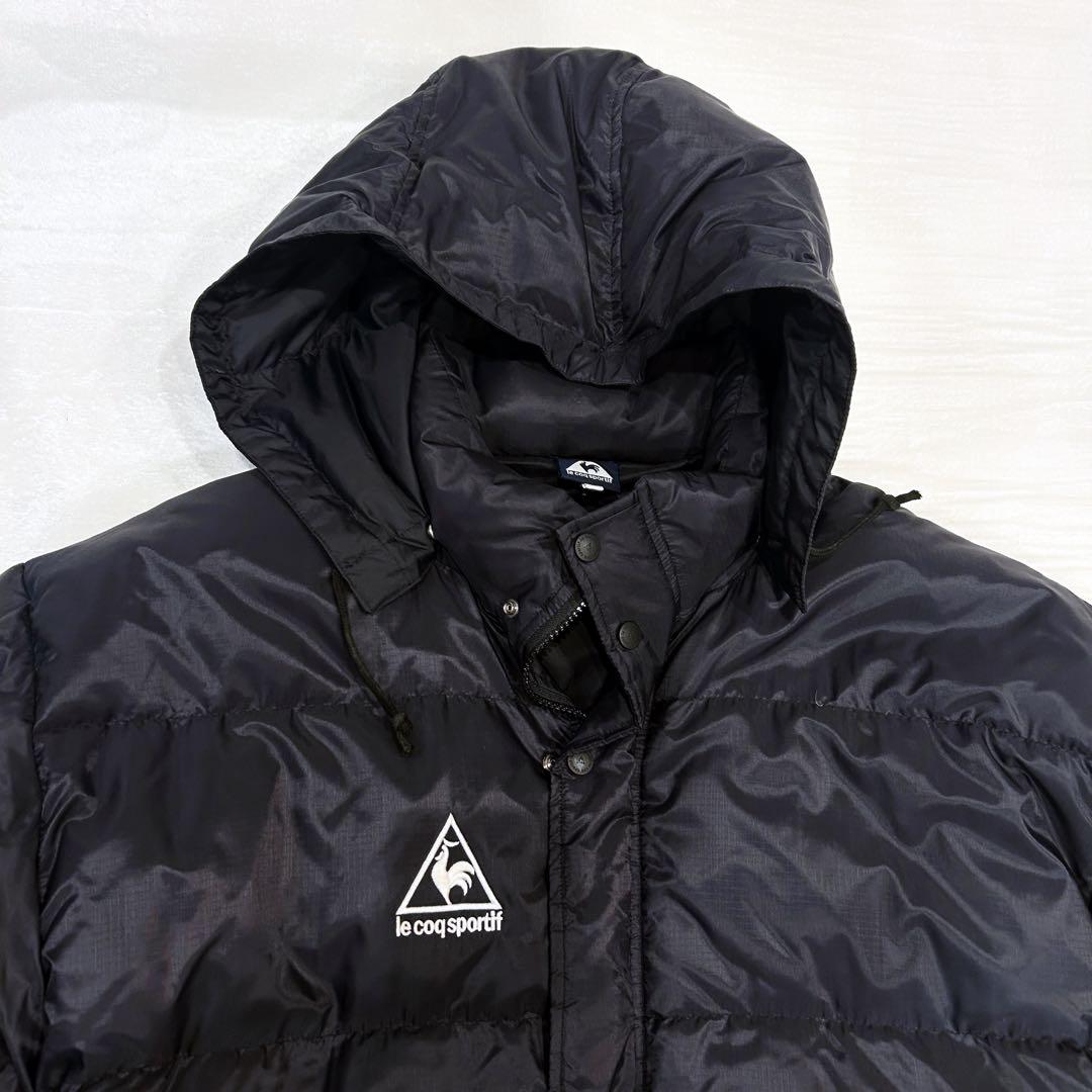 コックスポルティフ ロング ダウンコート 黒 フード取り外し可能 XL 肉厚