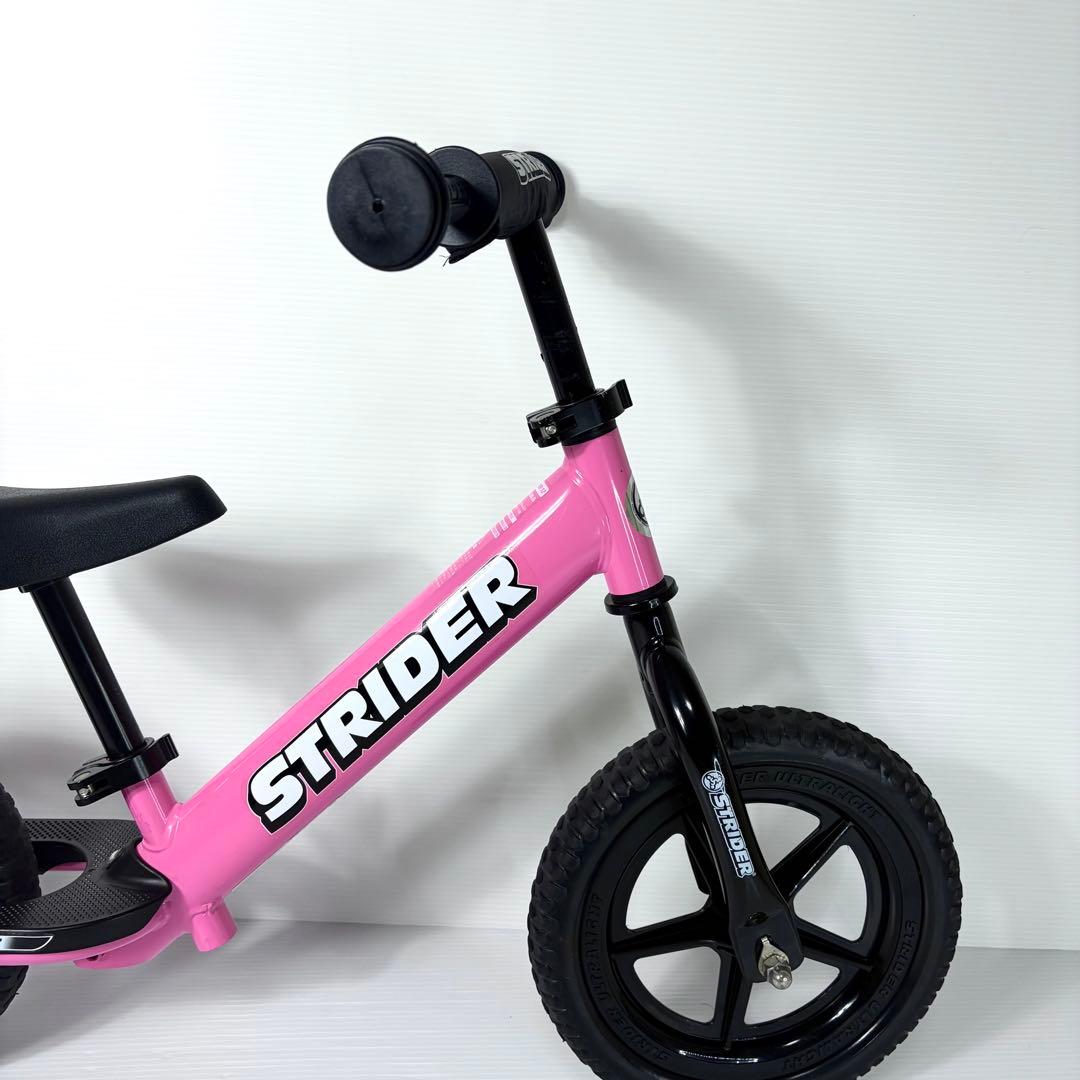 極美品☆STRIDER SPORT バランスバイク ペダル無し ピンク 桃色