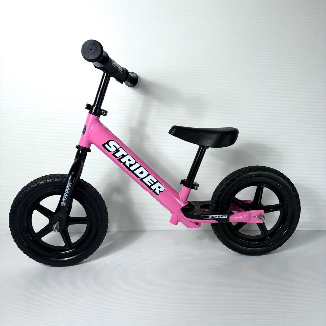 極美品☆STRIDER SPORT バランスバイク ペダル無し ピンク 桃色