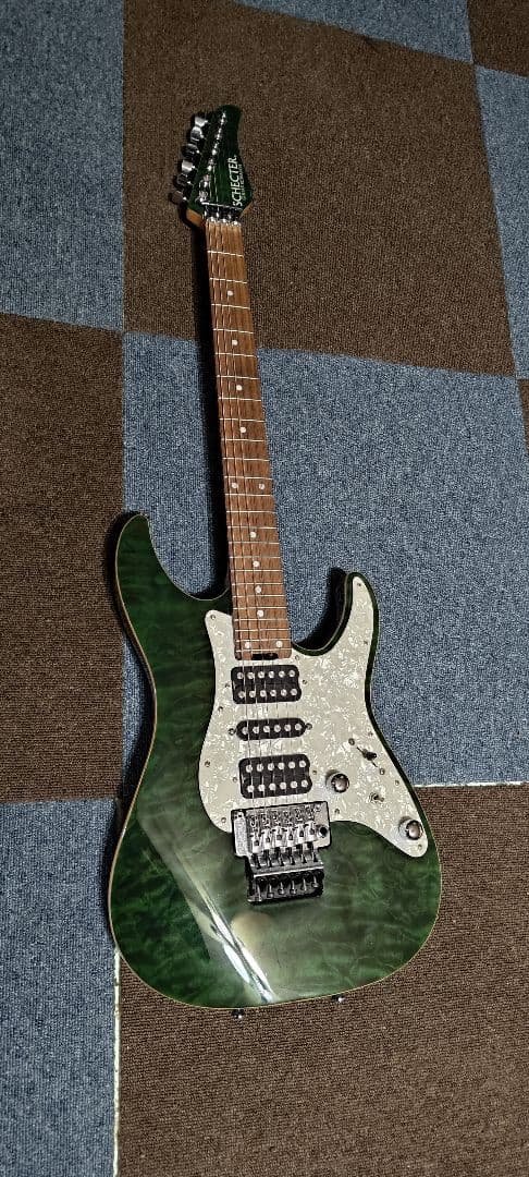 ギター SCHECTER SD-2 See-thru Green