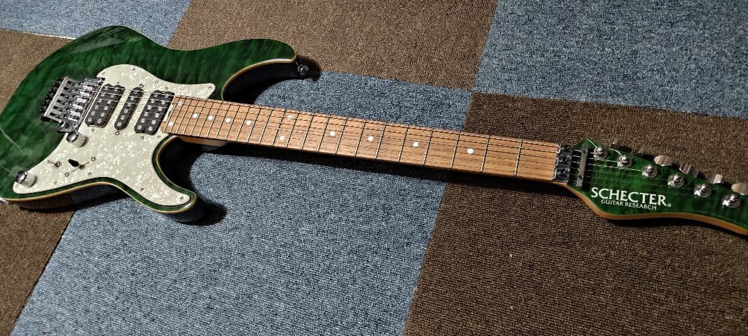 ギター SCHECTER SD-2 See-thru Green